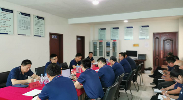 总公司考核组莅临莒县对十公司及莒县监理处进行半年考核工作