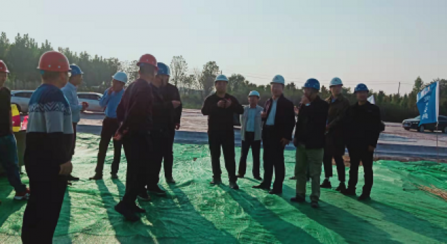 省厅执法局对济高高速公路房建工程一标的检查