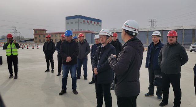 山东高速基础设施建设有限公司党委副书记、总经理陈成勇一行督导济高高速项目