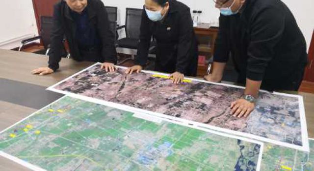 交通规划设计二院完成莒县高铁北站规划纵一、横二路踏勘选线