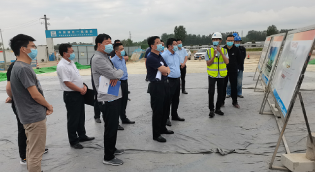 基础设施建设公司党委副书记、总经理陈成勇督导济高项目