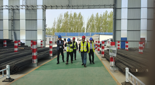 邹济高速三工区钢筋加工场和拌合站顺利通过验收