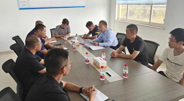 东营市质监站对S315孤阳线养护工程进行质量、安全监督交底