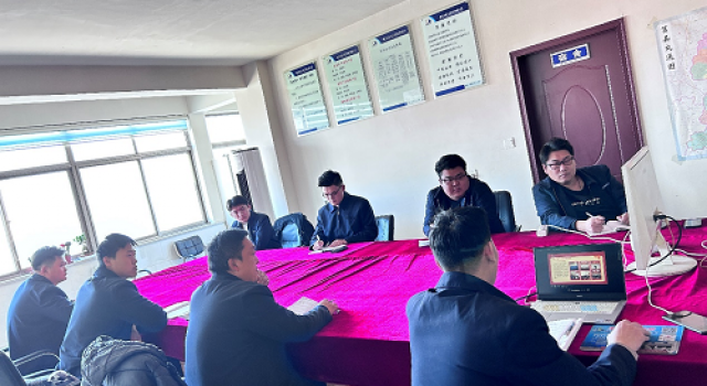 莒县监理处召开12月工地例会